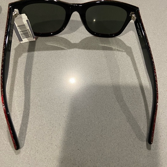 Saint Laurent SL Red Sunglasses - Picture 4 of 7